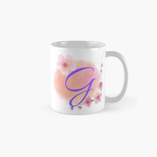 Taza con iniciales