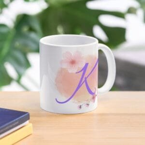Taza con iniciales