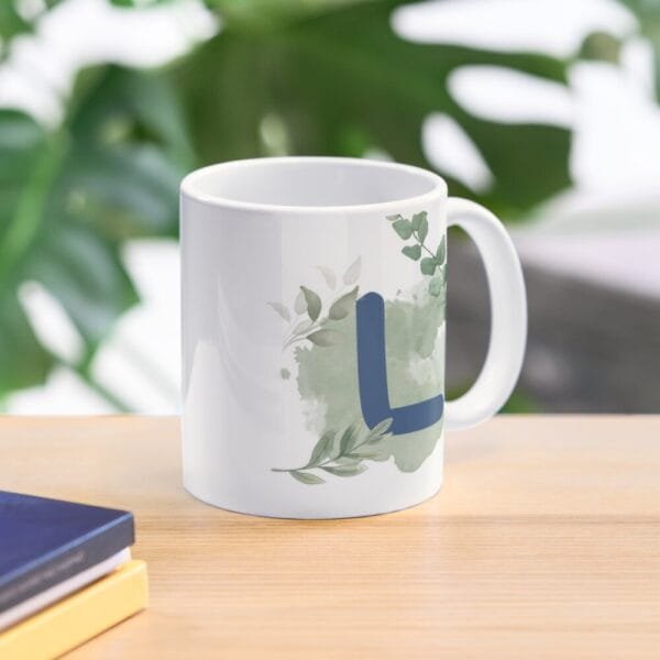 Taza con iniciales