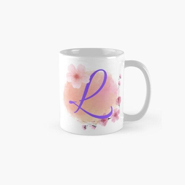 Taza con iniciales