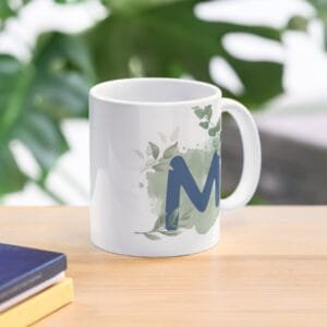 Taza con iniciales