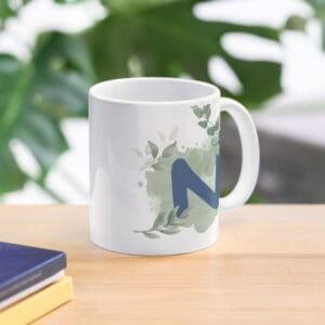 Taza con iniciales