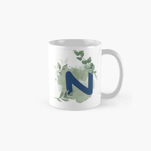 Taza con iniciales