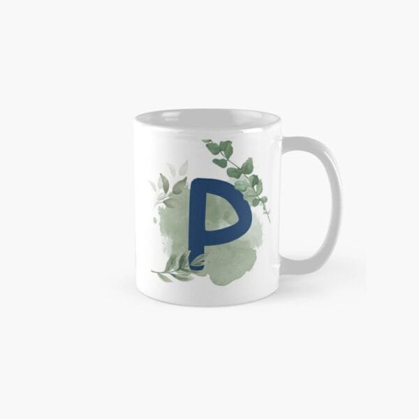 Taza con iniciales