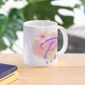 Taza con iniciales
