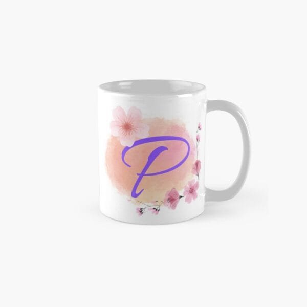 Taza con iniciales