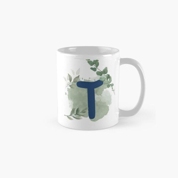 Taza con iniciales