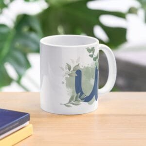 Taza con iniciales