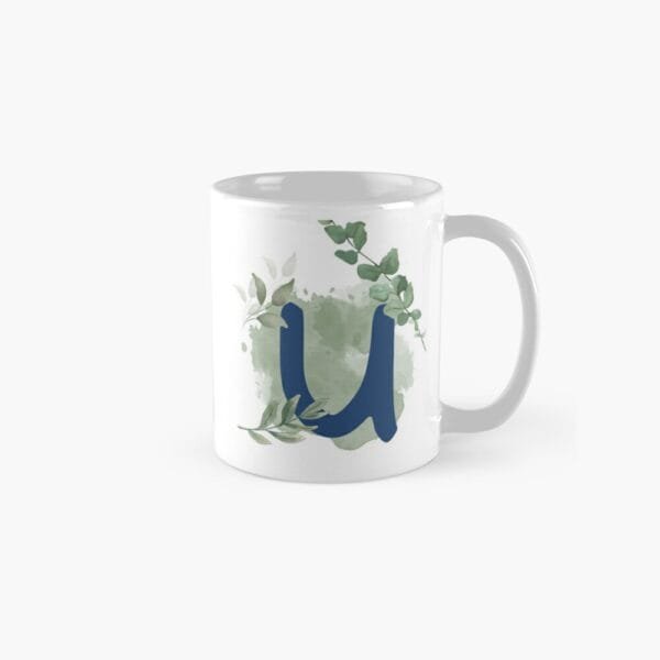 Taza con iniciales