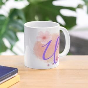 Taza con iniciales
