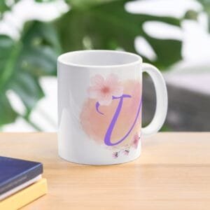 Taza con iniciales
