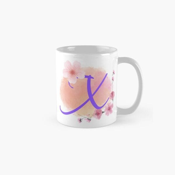 Taza con iniciales