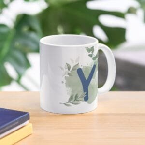 Taza con iniciales