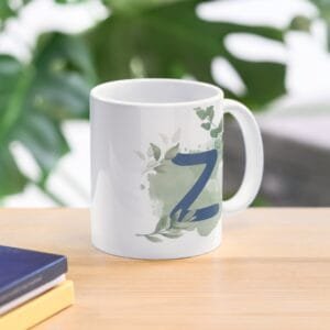 Taza con iniciales
