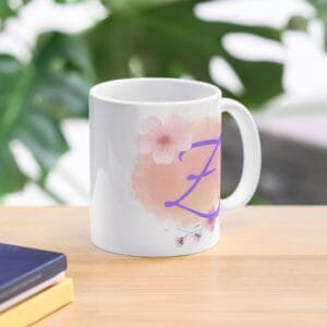 Taza con iniciales